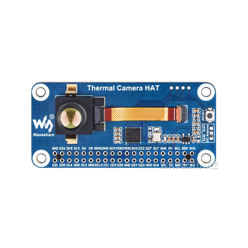 Long-wave IR Thermal Imaging Camera Module, Raspberry Pi IR Camera, 80×62 Pixels, Options for FOV and Connector