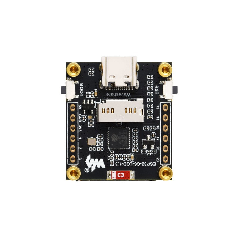 ESP32-C6 1.3inch LCD Display Development Board, 240 × 240 Pixels, 262K Color, Supports Wi-Fi 6 And BLE 5