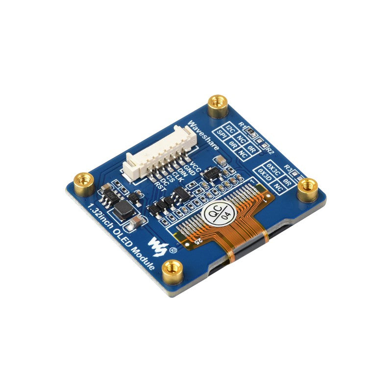 1.27inch RGB OLED Display Module, 128×96 Resolution, 262K Colors, SPI Interface