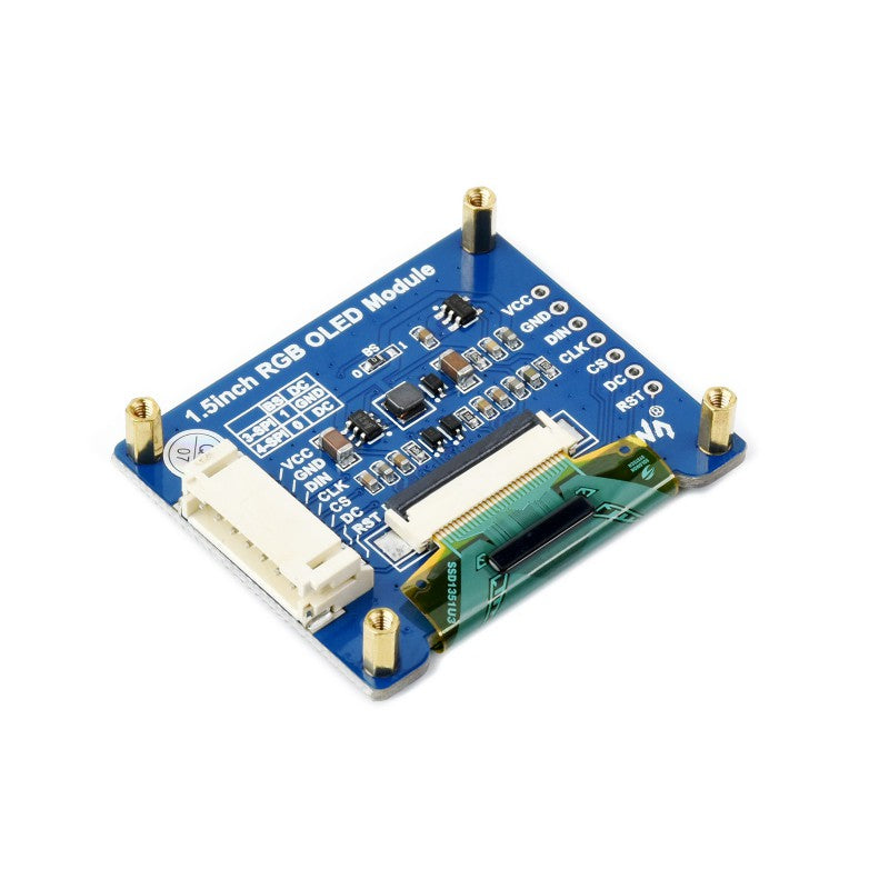 1.5inch RGB OLED Display Module, 65K RGB Colors, 128×128, SPI