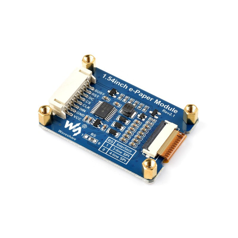 1.54inch e-Paper display (G), e-ink display, 200x200, Red/Yellow/Black/White, SPI Interface