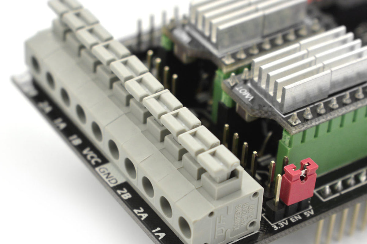 Gravity: Dual Bipolar Stepper Motor Shield for Arduino (DRV8825)