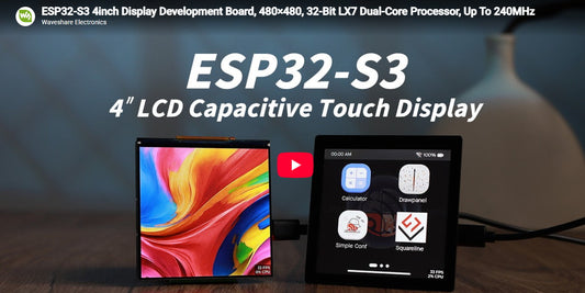 ESP32-S3 4inch Display Development Board, 480×480, 32-Bit LX7 Dual-Core Processor, Up To 240MHz
