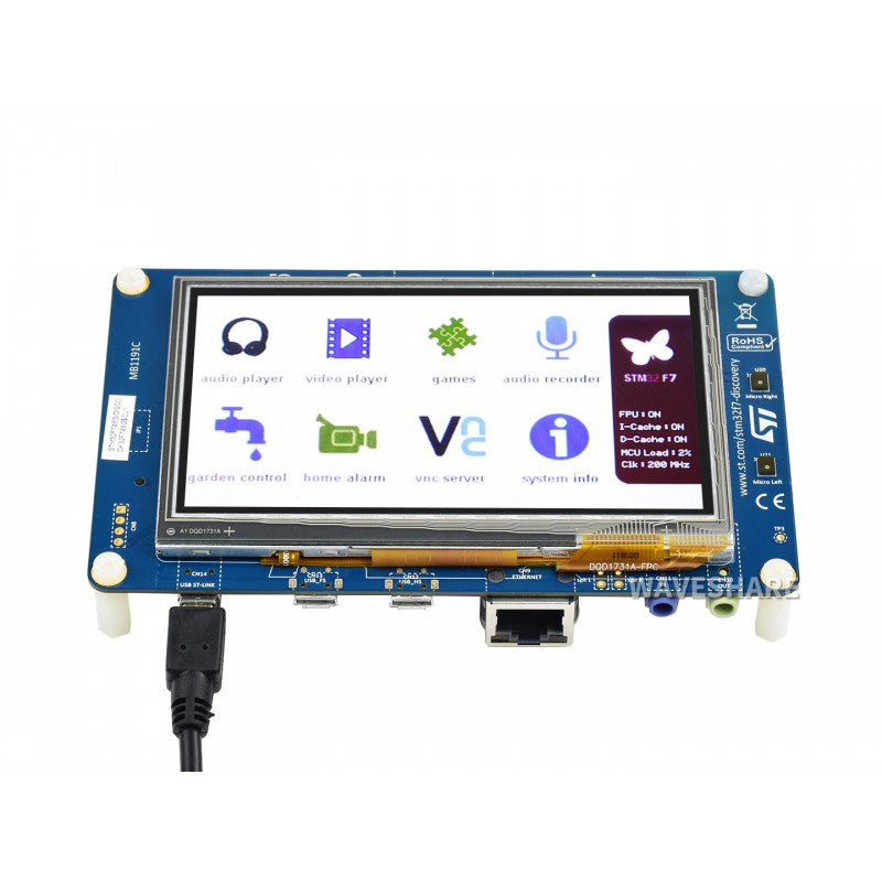 STM32F746G-DISCO, Discovery kit with STM32F746NG MCU