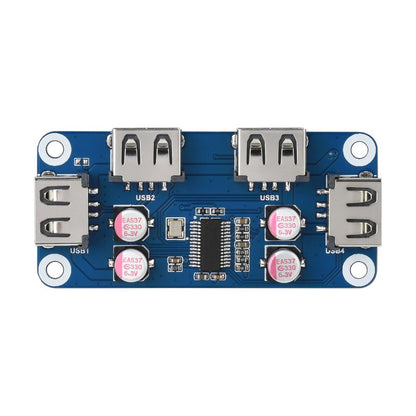 USB HUB HAT (B) for Raspberry Pi Series, 4x USB 2.0 Ports