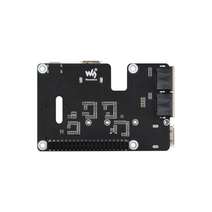 PCIe To USB 3.2 Gen1 / 2.5G ETH / M.2 NVMe Adapter For Raspberry Pi 5, Supports NVMe Protocol M.2 Solid State Drive, Expands 2-ch USB 3.2 Ports And 2-ch Ethernet Ports