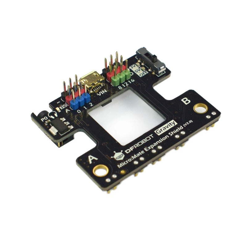 Micro:bit Mate a Mini & Thin Expansion Board (Gravity Compatible) – MLAB