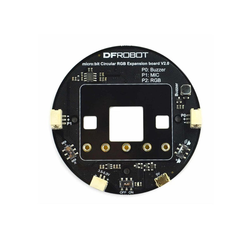 Micro:bit Circular RGB LED Expansion Board – MLAB
