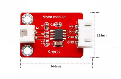 Small motor driver module with small watering pump and horse