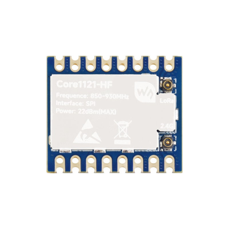 Core1121 LF/HF Dual-Band LoRa Module, Based on Low-Power LR1121 Transceiver, Suitable For Sub-GHz And 2.4GHz Frequency Bands
