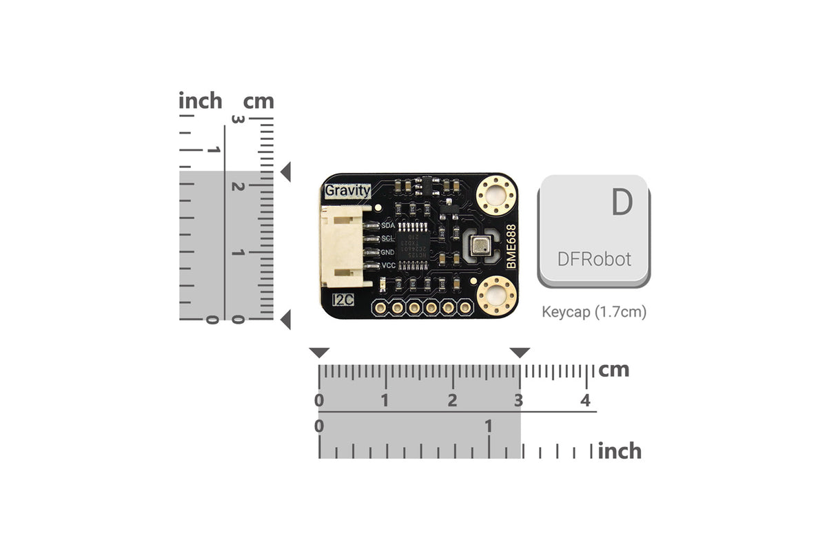 Gravity: BME688 AI Environmental Sensor (VOC, Temperature, Humidity, Pressure)