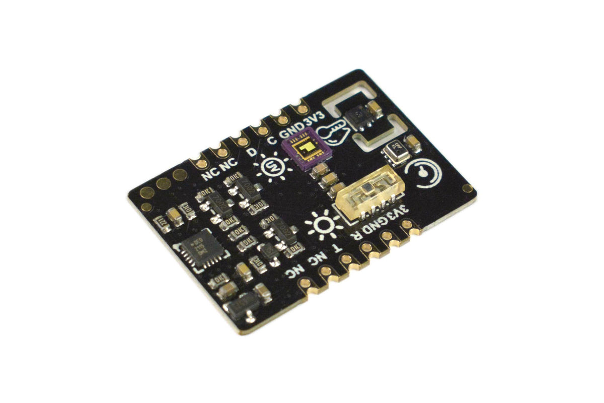 Fermion: Temperature & Humidity(SHTC3), Pressure(BMP280), Ambient Light(VEML7700) and UV(ML8511) Sensor(Breakout)