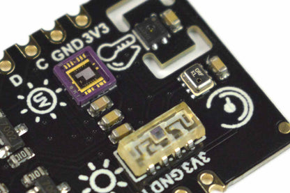 Fermion: Temperature & Humidity(SHTC3), Pressure(BMP280), Ambient Light(VEML7700) and UV(ML8511) Sensor(Breakout)