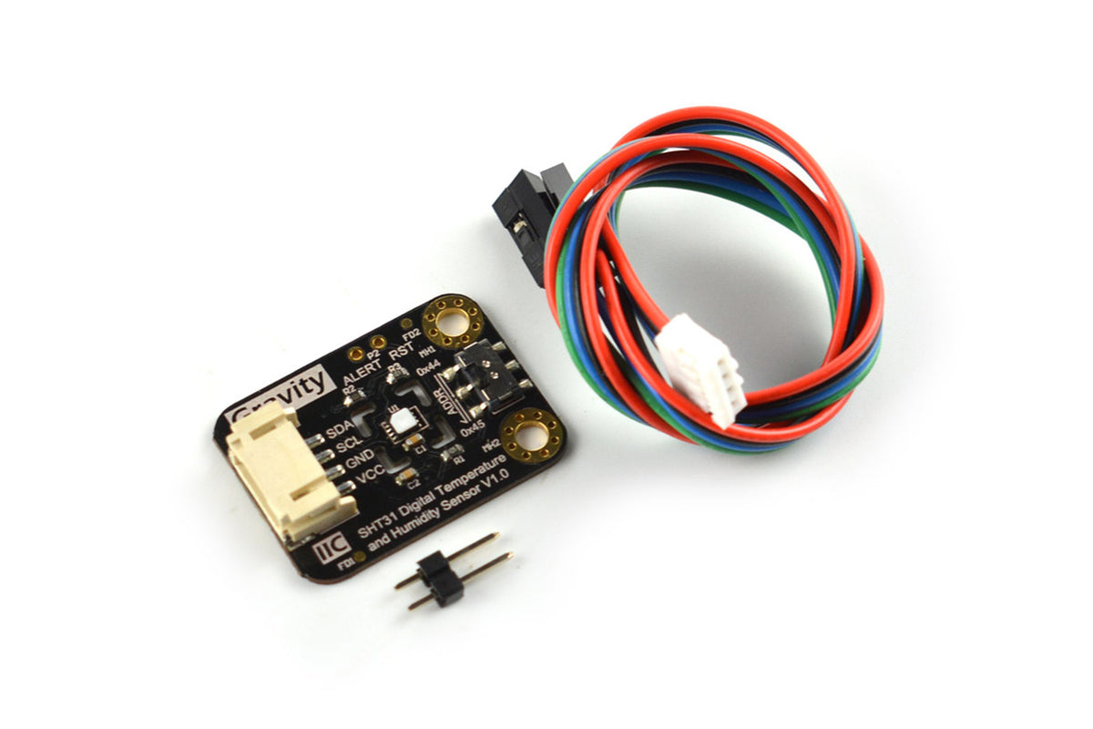 Gravity: SHT31-F Digital Temperature and Humidity Sensor