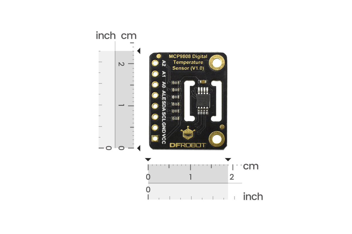 Fermion: MCP9808 High Accuracy Temperature Sensor (Breakout, I2C)