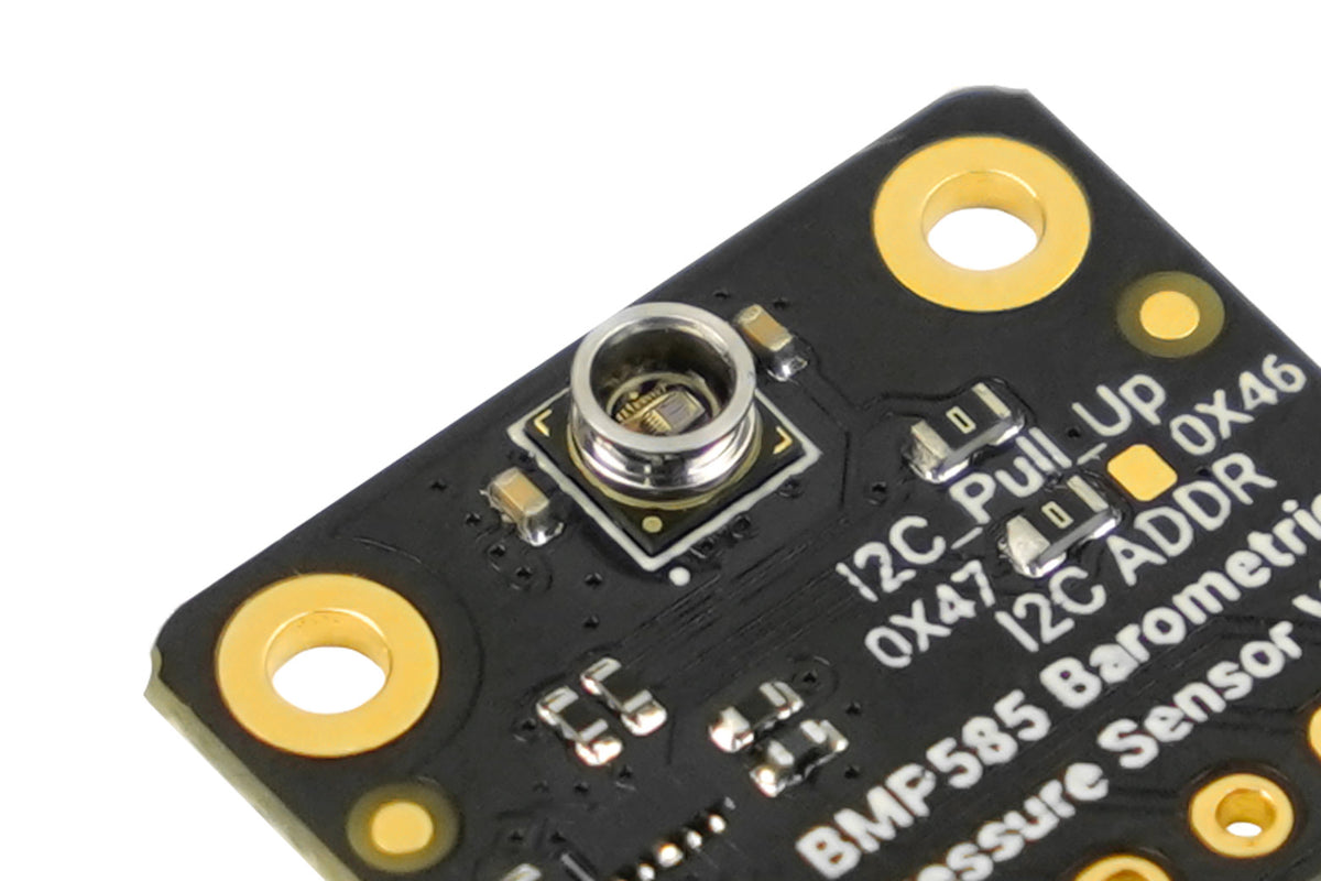 Fermion: BMP585 High-Precision Barometric Pressure & Temperature Sensor (±0.3 hPa, I2C / SPI / I3C)