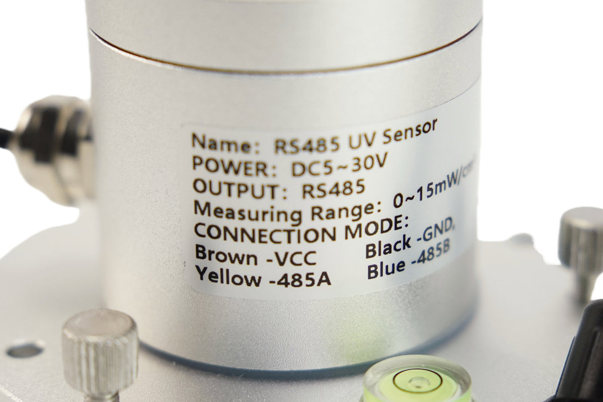 Industrial UV Intensity Sensor (290-390nm, RS485 Modbus-RTU, IP67)