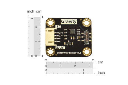 Gravity: LTR390 UV Light Sensor (280nm-430nm, UVA, UVB)