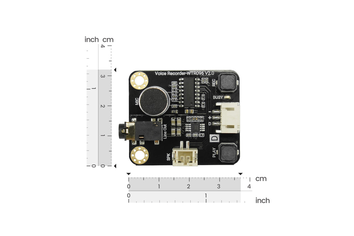 Gravity: Voice Recorder Module (WTR096 V2.0, 20s, 16KHz)