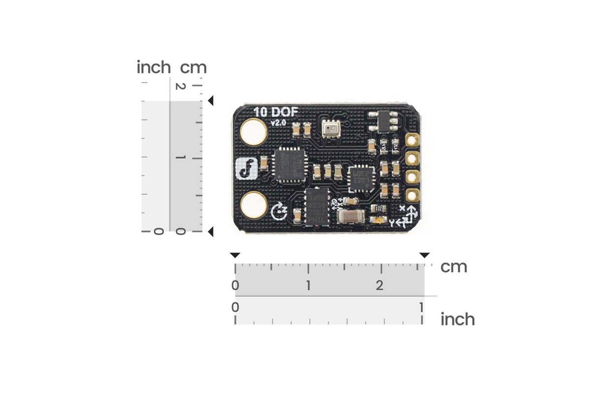 Fermion: 10 DOF IMU Sensor - ADXL345+ITG3205+VCM5883L+BMP280 (Breakout)