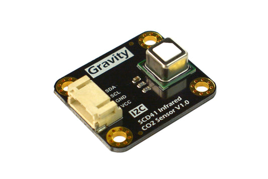 Gravity: I2C SCD41 Infrared Carbon Dioxide / CO2 Sensor (400 - 5000 ppm)