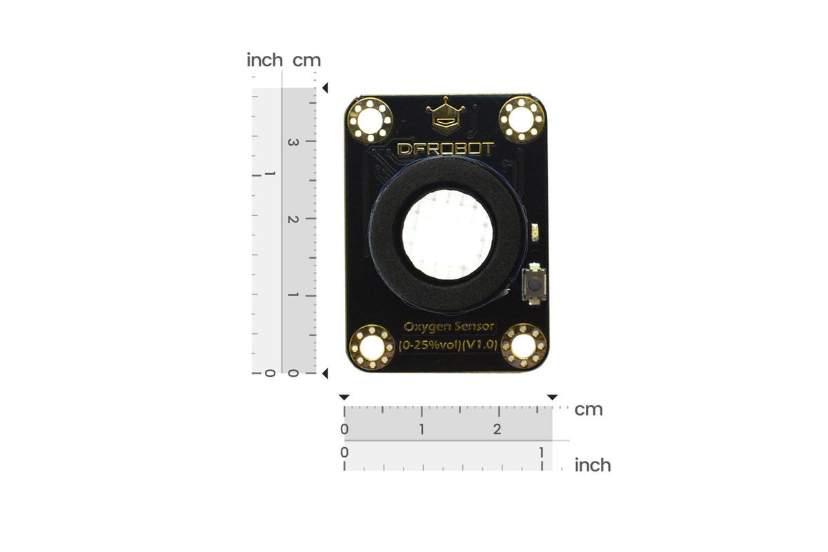 Gravity: Electrochemical Oxygen / O2 Sensor (0-25%Vol, I2C)