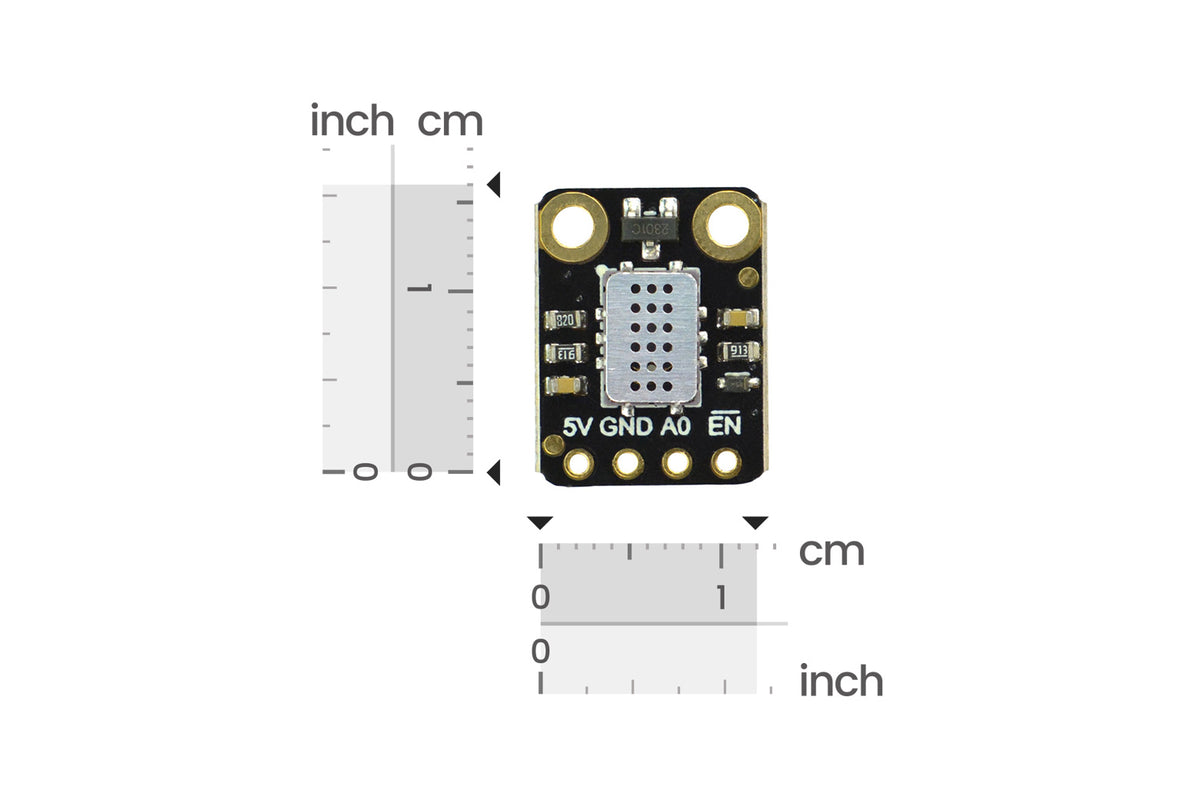 Fermion: MEMS H2 & NOx Gas Detector - MiCS-2714 Sensor (1-1000ppm, Breakout)