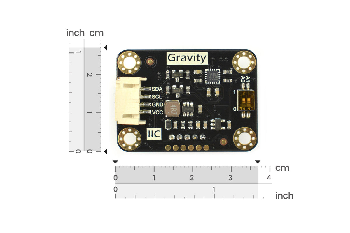 Gravity: Electrochemical Ozone / O3 Sensor (0-10 ppm, I2C)