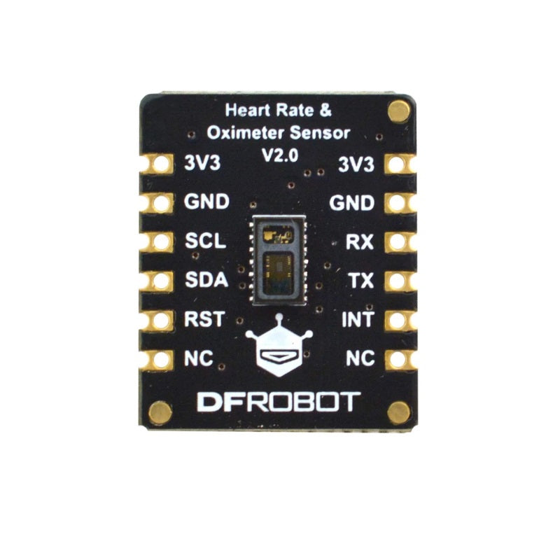 Fermion: MAX30102 PPG Heart Rate and Oximeter Sensor (Breakout, I2C/UART)