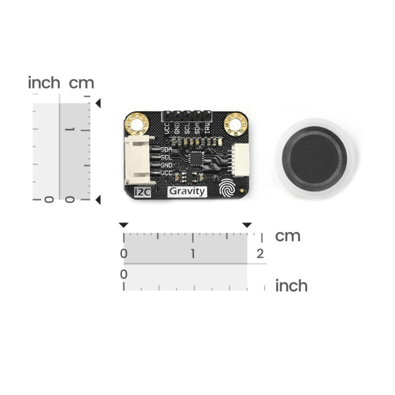 Gravity: Capacitive Fingerprint Sensor (I2C, 80 Fingerprints)