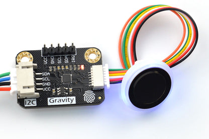 Gravity: Capacitive Fingerprint Sensor (I2C, 80 Fingerprints)