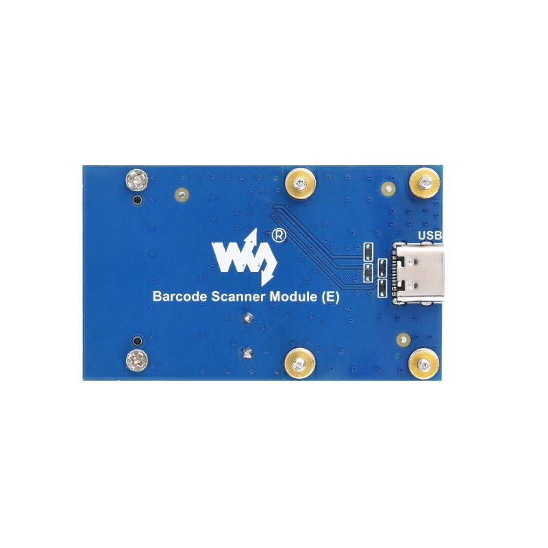 2D Codes Scanner Module (E), Barcode / 2D Code Scanner Module, Supports Metal DPM Code Recognition, Compatible With Multiple Barcode Formats Including DotCode And DM, Onboard USB And UART Interfaces