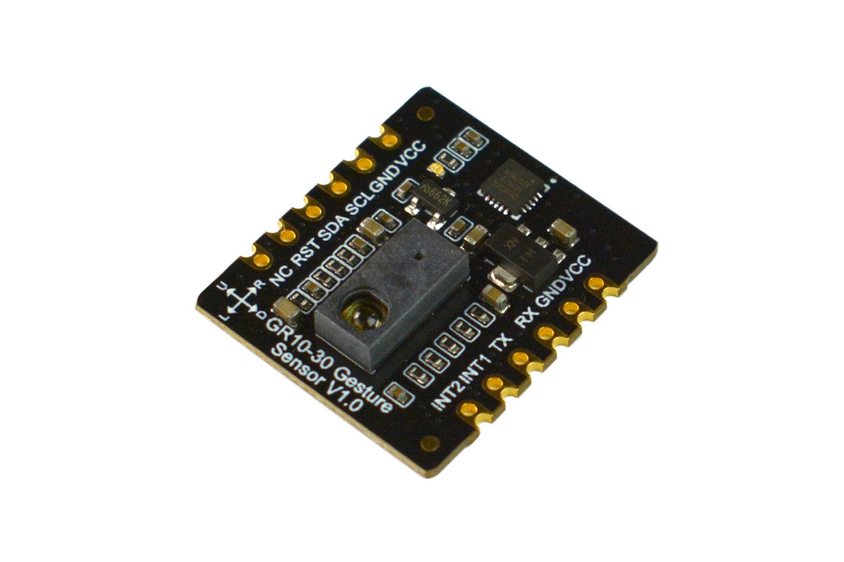 Fermion: GR10-30 Gesture Sensor (Breakout, UART & I2C, 12 Gestures, 0~30cm)