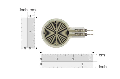 Circular Force Sensor (Diameter: 18.3mm, 20g-6kg, Thickness: 0.4mm)