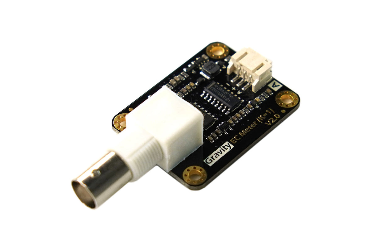 Gravity: Lab Grade Analog EC / Electrical Conductivity Sensor Kit for Water Quality Monitoring (K=1)