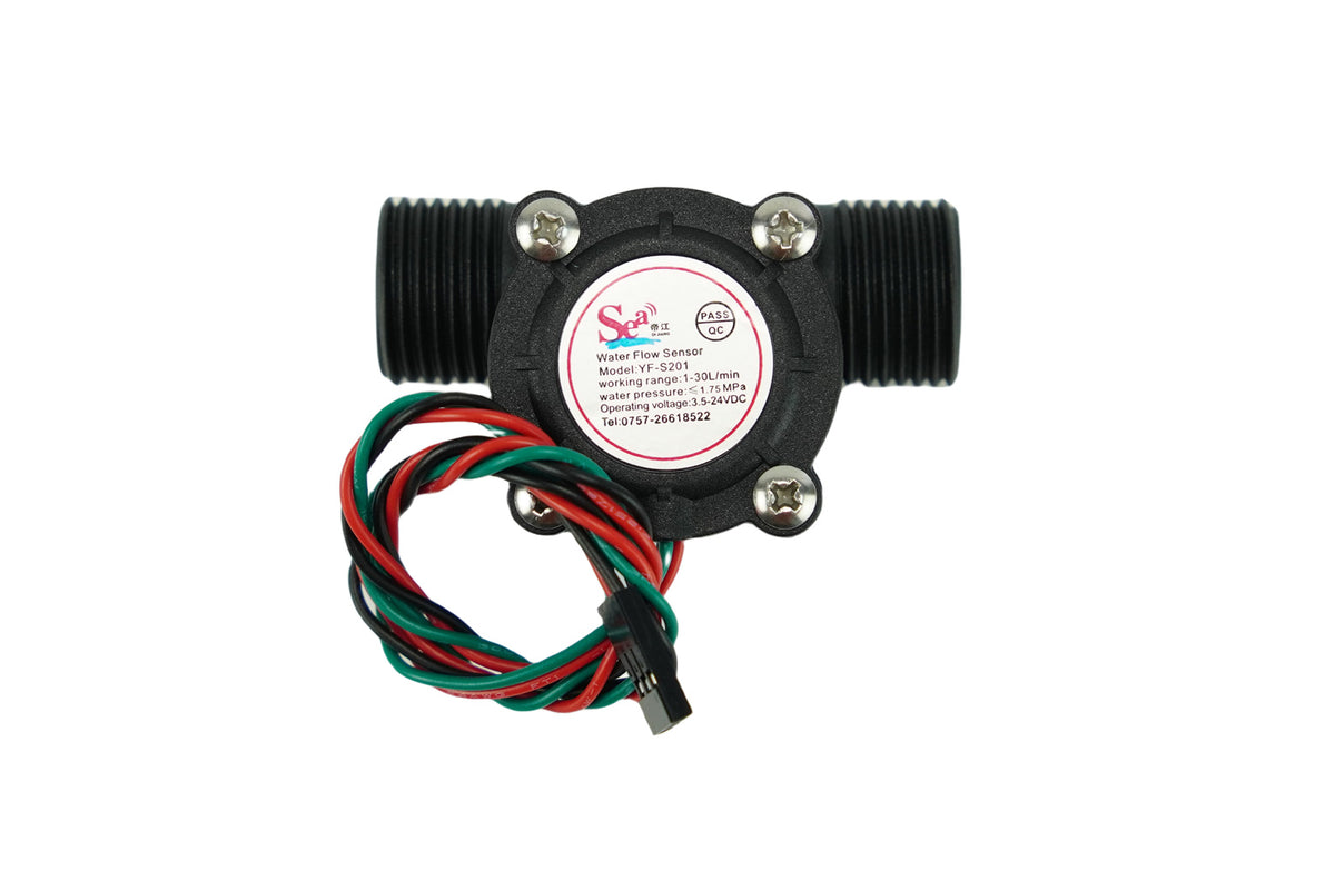 Gravity: Water Flow Sensor (1/2") For Arduino