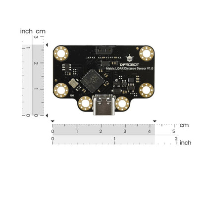 8x8 Matrix ToF 3D Distance Sensor (I2C&UART, 3.5m Range, 60° FOV)