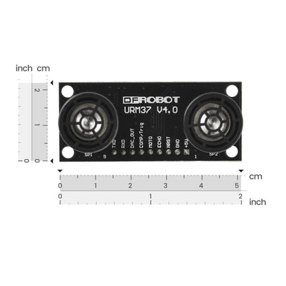 Fermion: URM37 Ultrasonic Distance Sensor Breakout (2～800cm, RS232 / UART)