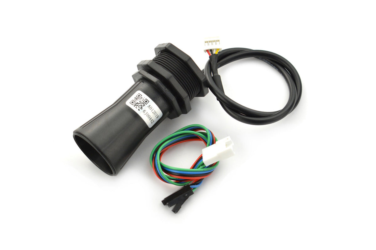 A01NYUB Waterproof Ultrasonic Distance Sensor (28~750cm, UART, IP67)