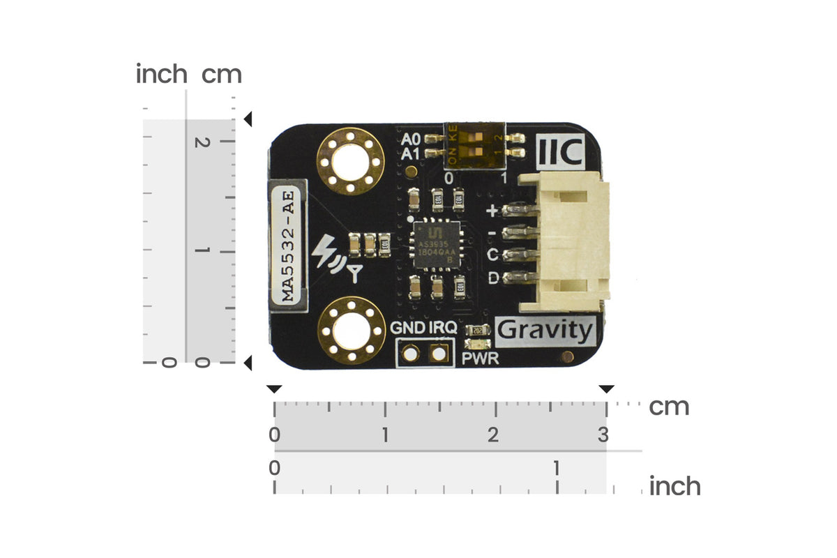Gravity: 40km AS3935 Lightning Distance Sensor (I2C)