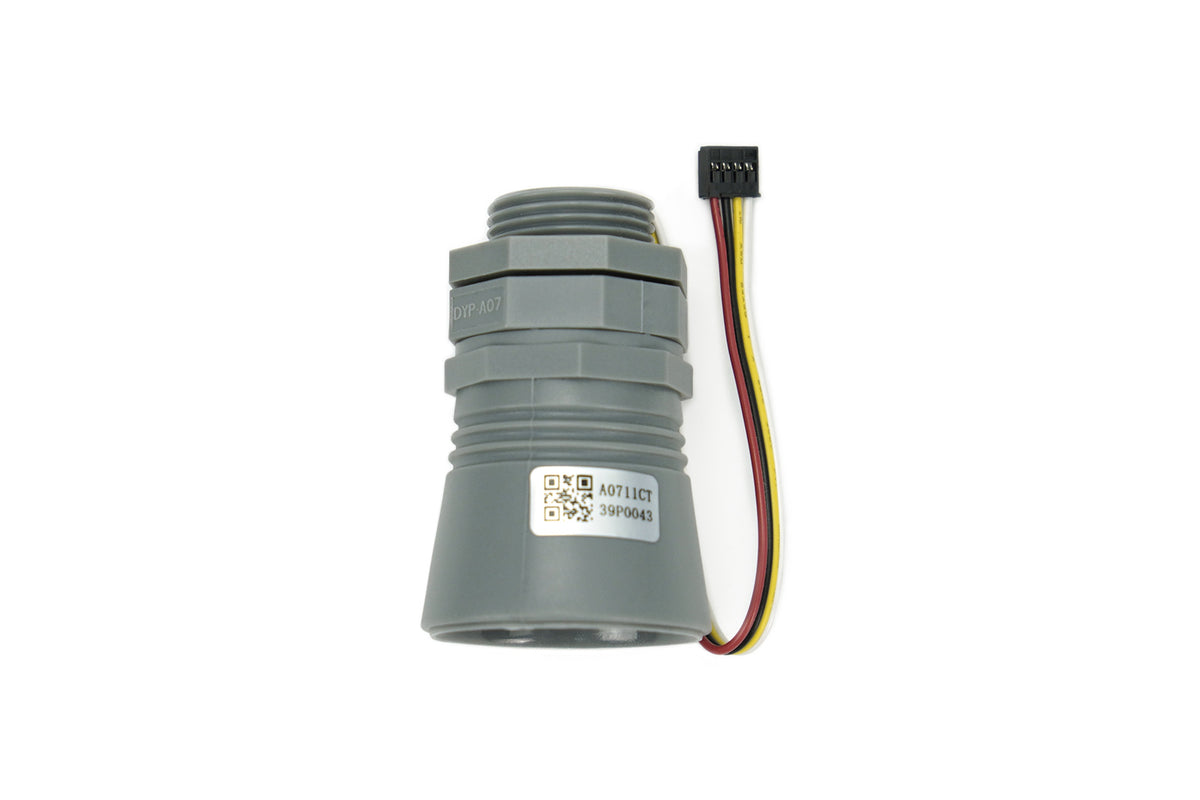 Small-Angle Ultrasonic Ranging Sensor for Water Level Detection (25-800cm, IP67, 15° FOV)