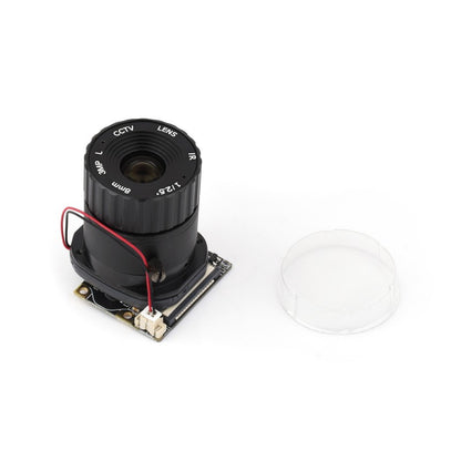 OV5647 5MP IR-CUT Camera, 42°FOV, F1.6 aperture, 8mm focal length, adjustable Focus