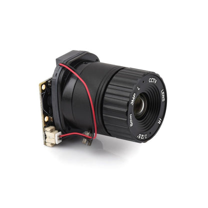 OV5647 5MP IR-CUT Camera, 42°FOV, F1.6 aperture, 8mm focal length, adjustable Focus