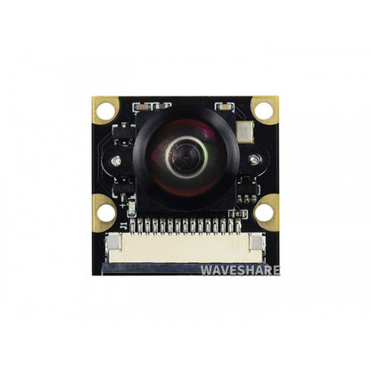 OV5647 5MP Camera, 200°FOV, F2 aperture, 0.87mm focal length, Fisheye Lens, offers wider field of view