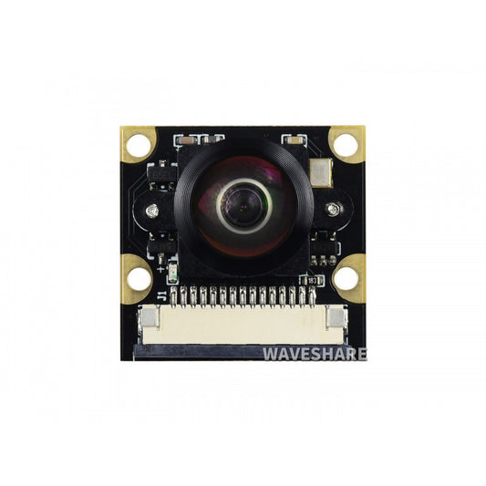 OV5647 5MP Camera, 200°FOV, F2 aperture, 0.87mm focal length, Fisheye Lens, offers wider field of view