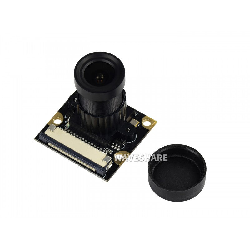 OV5647 5MP Camera, 50°FOV, F2 aperture, 3.6mm focal length, night version, adjustable focus distance