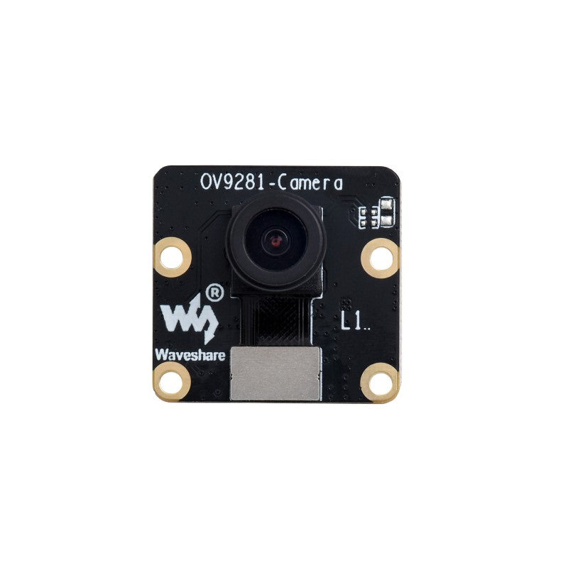 OV9281 1MP Mono Camera, 120°FOV, F2.5 aperture, 3.15mm focal length, Global Shutter