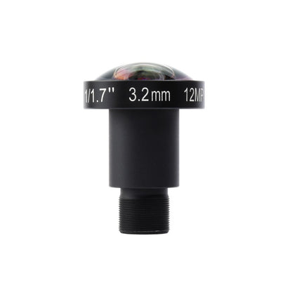 M12 High Resolution Lens, 12MP, 160° FOV, 3.2mm Focal length, Compatible with Raspberry Pi High Quality Camera M12