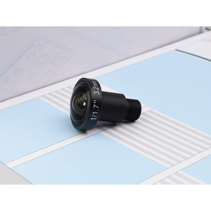 M12 High Resolution Lens, 12MP, 160° FOV, 3.2mm Focal length, Compatible with Raspberry Pi High Quality Camera M12
