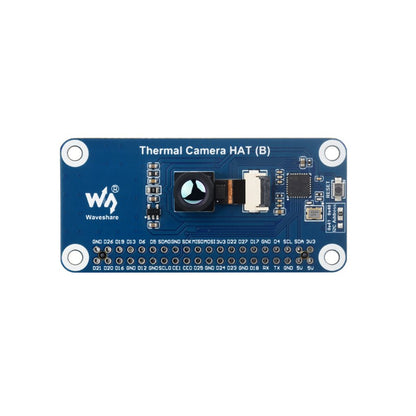 Long-wave IR Thermal Imaging Camera HAT (B) For Raspberry Pi, Options For 45° / 90° FOV, Raspberry Pi IR Camera, 80×62 Pixels, Standard 40PIN GPIO Header